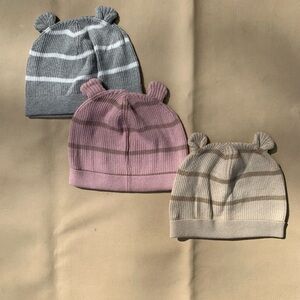 Set of 3 “teddy” beanies